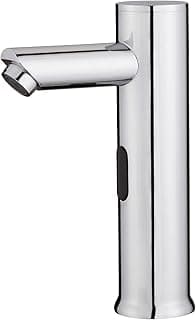 Torneira Cascada EcoSprint Touchless para banheiro, acabamento cromado, sensor de movimento, misturador quente e frio.