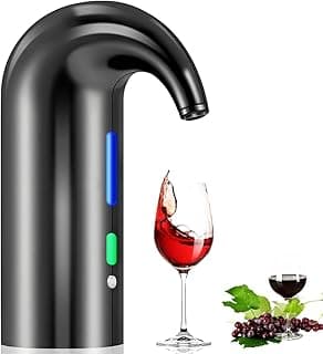 Despejador de Vinho e Decantador, Aerador de Vinho Eletrico, Quick Wine Aerator, Smart Wine Dispenser
