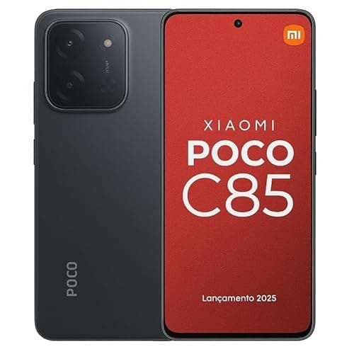 Smartphone Xiaomi Poco C85 NFC Preto 8GB RAM 256GB ROM