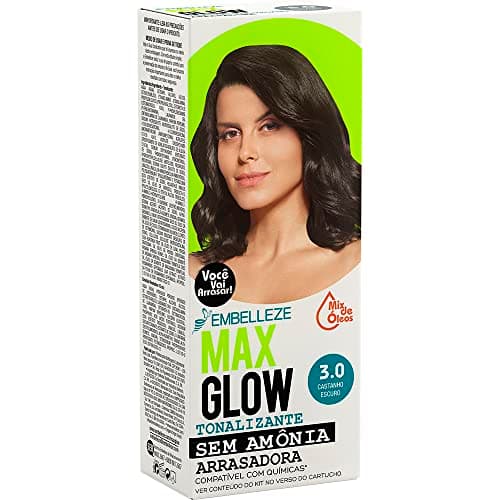 Tonalizante Vegano MaxGlow Individual Castanho Escuro Admirável 3.0