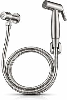 Ducha Higiênica Premium Cromada Alta Pressão com Gatilho – Mangueira 1,2m, Conexão 1/2", Instalação Fácil e Design Resistente.