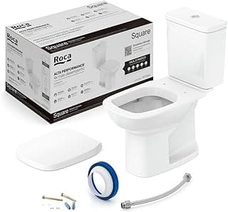 Roca Kit Vaso Sanitário com Caixa Acoplada e Assento Soft Close Square
