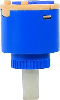 35/40mm Cartucho Cerâmico Torneira Torneira Controle Interno Torneira Válvula PP Plástico Azul Prático (35mm)