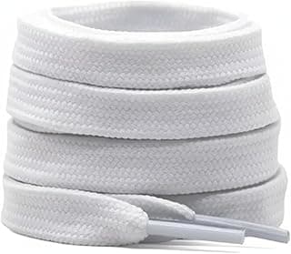 Cadarço Branco 1.20cm Resistente Achatado Compatível Com todas Marcas Famosas 100% Poliéster