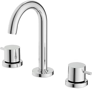 Misturador Para Lavatório De Mesa Com 3 Furos E Válvula De Escoamento Basic - Celite