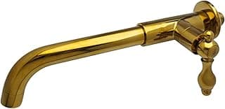 MAC Metais Vintage, Torneira Vintage Retrô Parede Pompei Dourada Retrô