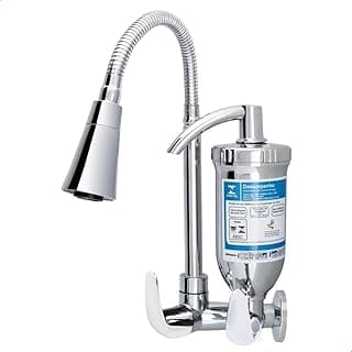 SOFTINOX Torneira Gourmet De Parede Com Filtro Cone Cromado ABS Dupla Funcionalidade