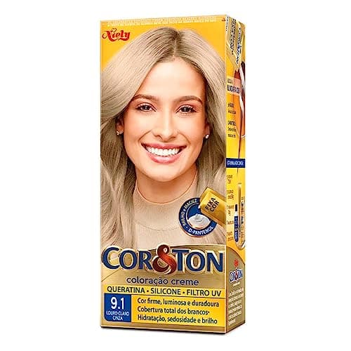 Cor e Ton Tintura Cor E Ton Ind. 9.1 Louro Claro Cin.