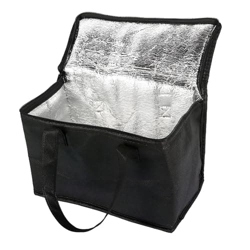Bolsa Térmica 5L Preta com Isolamento Interno para Viagem, Praia, Camping e Passeios JustGoFit
