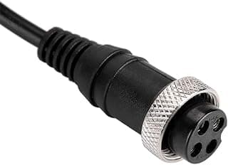 Cabo preto com conector metálico para torneira touchless sensor