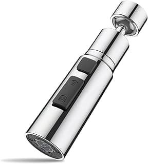 Adaptador Extensor para Torneira com 3 Funções - Bico Giratório 360° e Arejador