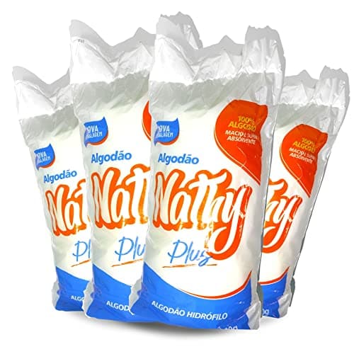 Algodão Hidrófilo Rolo 500gr C/4 Unidades