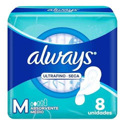 Absorvente Com Abas Always C/8 Seca Ultrafino Fluxo Médio