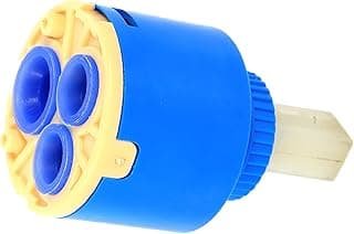 Cartucho de disco cerâmico de uma quarta de volta de 35 mm e 40 mm para torneira de banheiro e cozinha