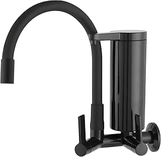 Torneira De Cozinha Gourmet Com Filtro Preta Fosco Parede Abs