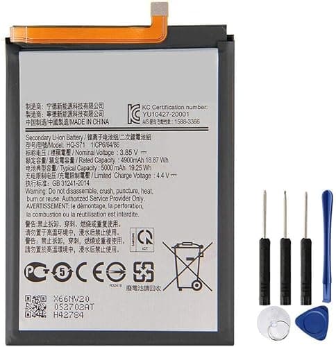 3,85 V 5000 mAh 19,25 Wh HQ-S71 Replacement Battery compatível para Samsung Galaxy M11 A01 S1695
