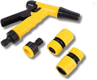 Kit esguicho mangueira jato ajustável alta pressão conectores engate rápido