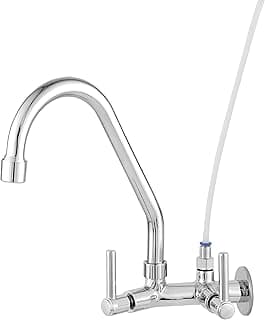 Link Metais, Torneira Giratoria Inox Com Adapatador e Mangueira De Filtro Purificador De Agua, Torneira De Metal