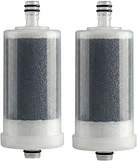 Refil Vela Filtro de Água Copo Torneira Universal Purificador Carvão Ativado Elimina Cloro Kit 2 Modelar