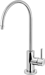 Torneira de cozinha cromada moderna com filtro de água