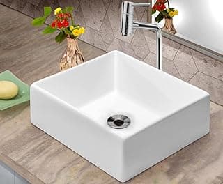 Kit Cuba Tulipa Sobrepor com Torneira e Valvula ABS Cromado Branco