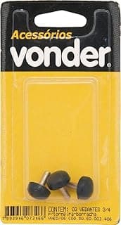 Vedante para torneira 3/4" borracha pino metálico com 3 peças - Vonder