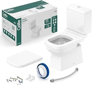 Kit de Bacia com Caixa Acoplada e Itens de Instalação Elite Celite