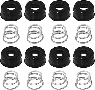 Kit de reparo de torneira RP4993, pacote com 8, compatível com torneiras de banheiro e cozinha Delta, substituição de assentos e molas Delta RP4993, kit de reparo de torneira para peças de torneira