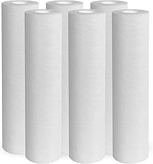 Kit 6 Filtro Refil Cartucho Polipropileno Liso 10 5 Micras