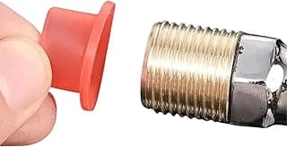 Anel vedante de silicone vermelho para torneiras e mangueiras de chuveiro
