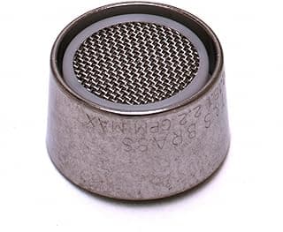 T&S Brass Aerador B-0199-01F-10 com não respingos, controle de fluxo e 0,9 Gpm