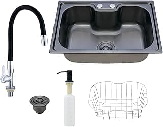 Kit Cuba de Embutir ou Sobrepor Cozinha Gourmet Inox com Acessórios