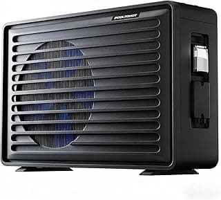 POOLTOHOT Aquecedor de piscina para piscinas enterradas e acima do solo, aquecedor elétrico de piscina 58000 BTU compressor avançado integrado do Japão para aquecimento e resfriamento, bomba de calor