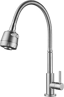 Torneira Cozinha Gourmet Flexível Giratória Mesa Longa Doan NOX06