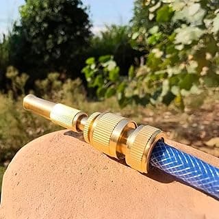 Bico de Esguicho Alta Pressão Multifuncional para Jardim e Carros Mangueira e Torneira Bico Pistola de Alta Pressão com Engate Rápido e Vedação Segura, pratica